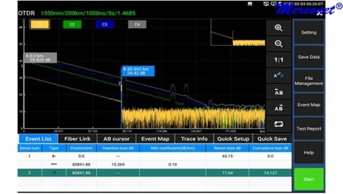 ls50-otdr-multi-traces